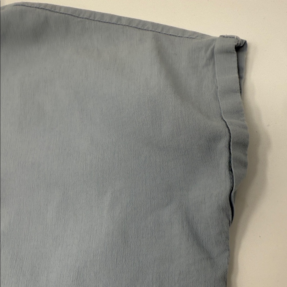 Blanc Kid’s Light Blue Short-Sleeve Polo Shirt  (button missing ) size 7 - Picture 3 of 10